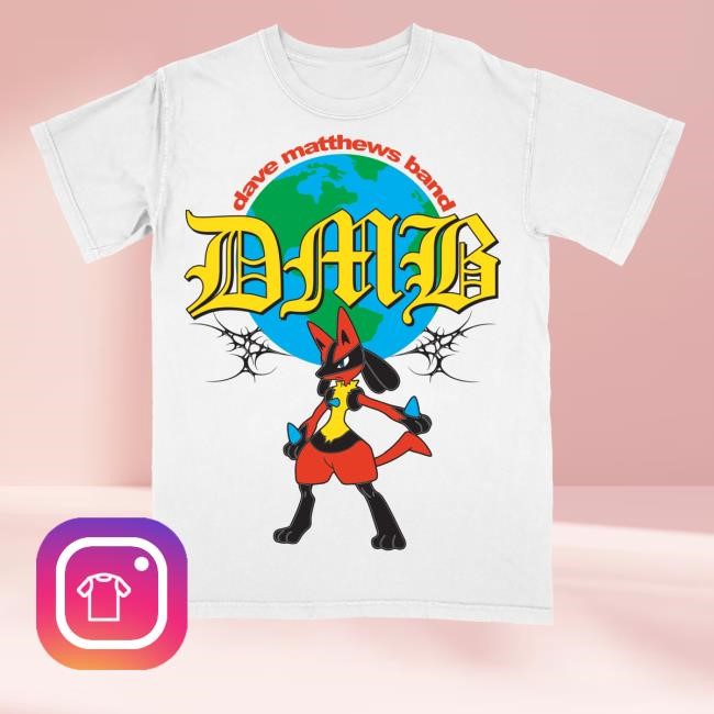 Lxix Apparel Merch Store Shop Dave Matthews Band Lucario Dmb White Sweatshirt