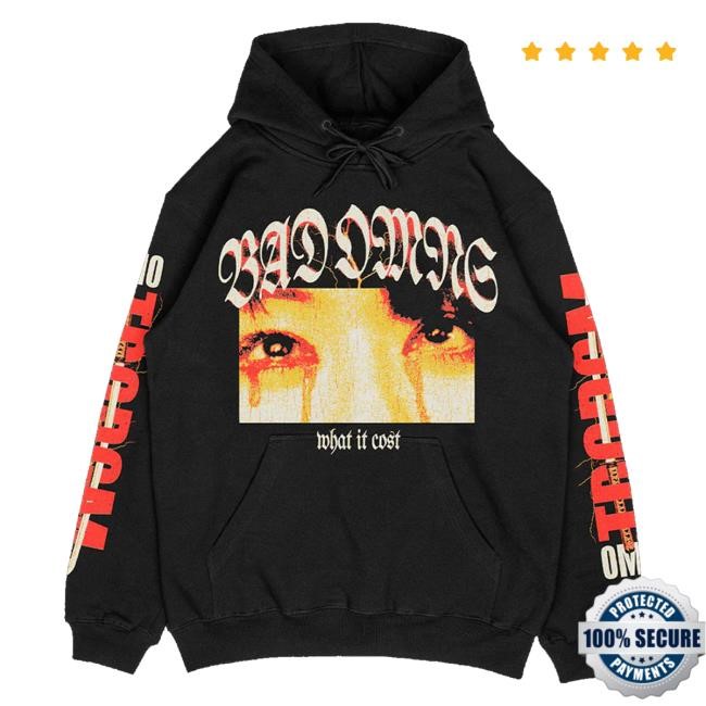 Original Sumerian Records Merch Store Bad Omens - What It Costs Black Crewneck Sweatshirt