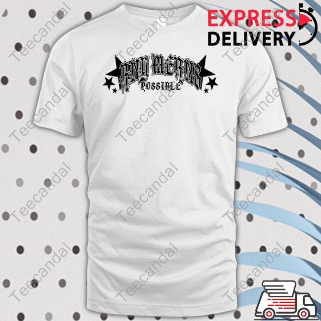 Any Means Possible Star Print Hoodie