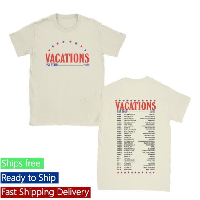 Official Stars Logo Us Tour Shirts Vacations Band Shop Merch Store