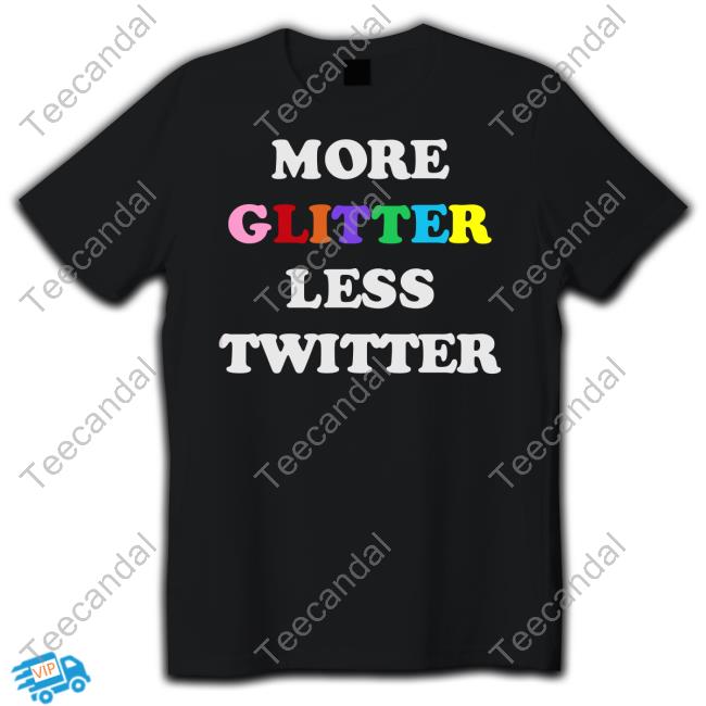 Anne Caprara More Glitter Less Twitter Unisex T Shirt
