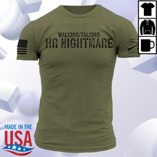 Official Hr Nightmare Long Sleeve Shirt Military Green