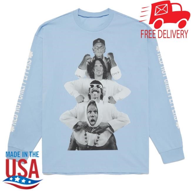 Trending Red Hot Chili Peppers Merch Four Wise Men Tank Top Baby Blue