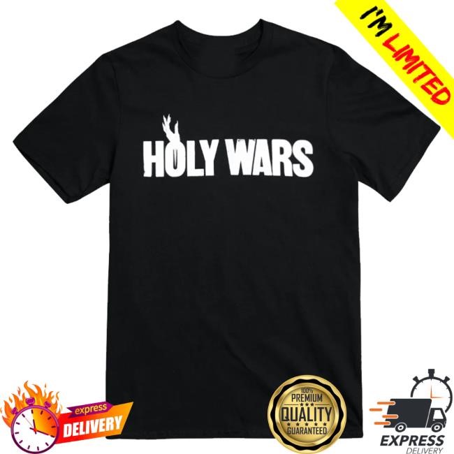 Holy Wars Merch Holy Wars Logo Black Unisex Hoodie