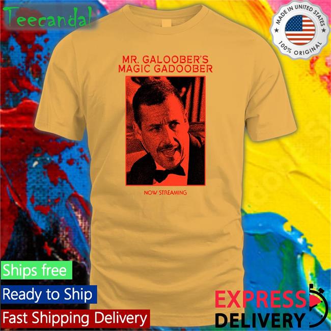 Mega64 Merch Mr Galoober's Magic Gadoober Now Streaming New Shirt