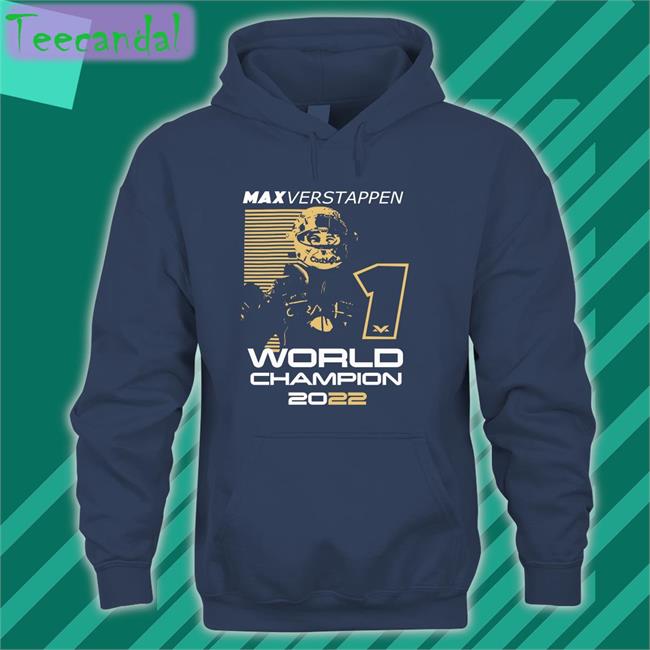 Verstappen Store Red Bull Max Verstappen World Champion 2022 T Shirt