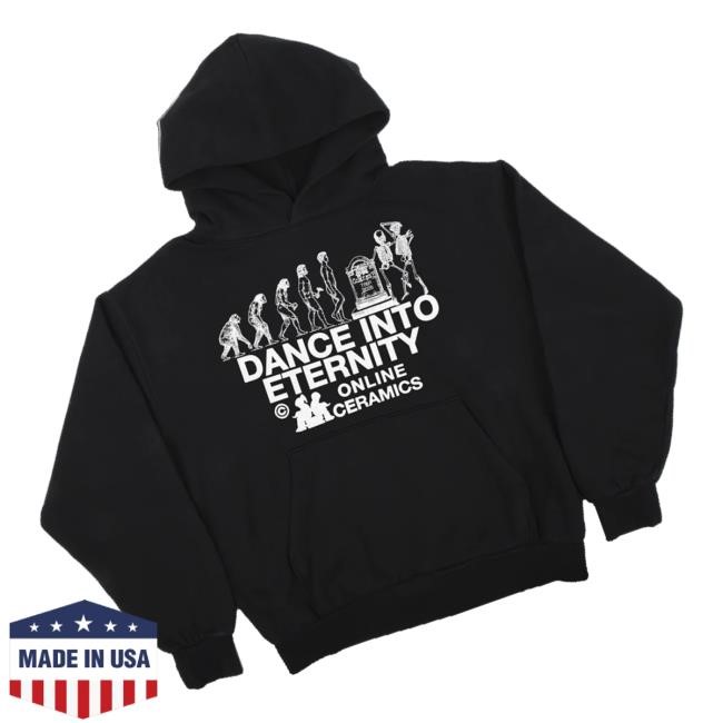 Online Ceramics Merch Dance Into Eternity Black Hoodie Sweatshirt