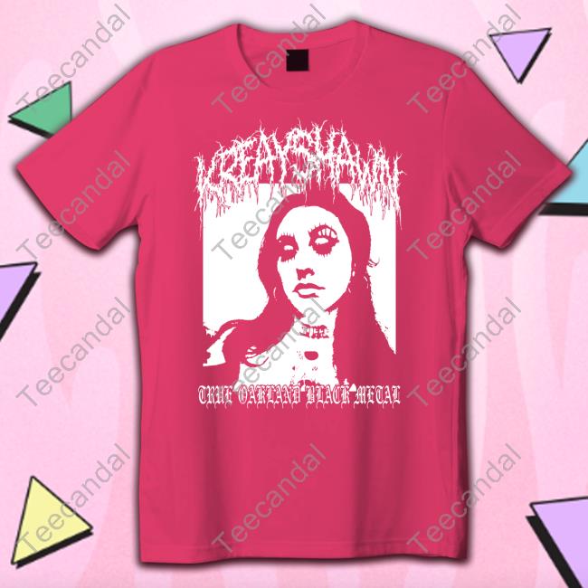 Official Kreayshawn T O B M True Oakland Black Metal Shirt