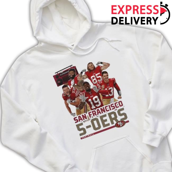 San Francisco 5-0 Ers Football Sweatshirt San Francisco 5-0 Ers Football Tank Top