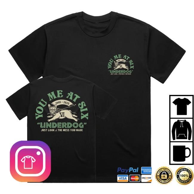 You Me At Six Merch Shop Store Official Underdog Sweatshirt