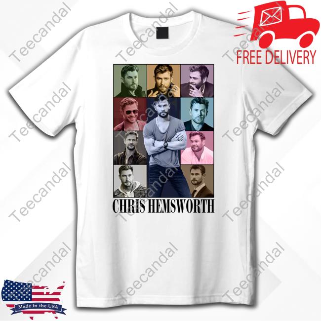 Eovida Chris Hemsworth The Eras Tour T Shirt