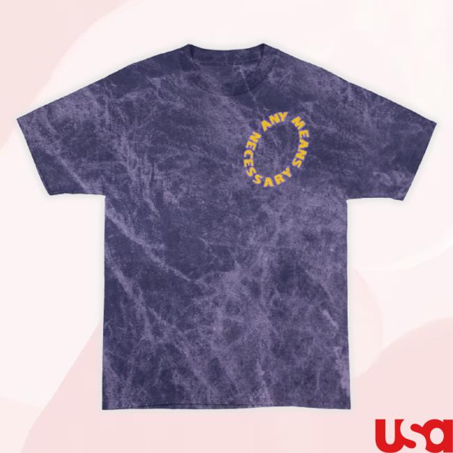 Palm Screamer T-Shirt Vintage Purple