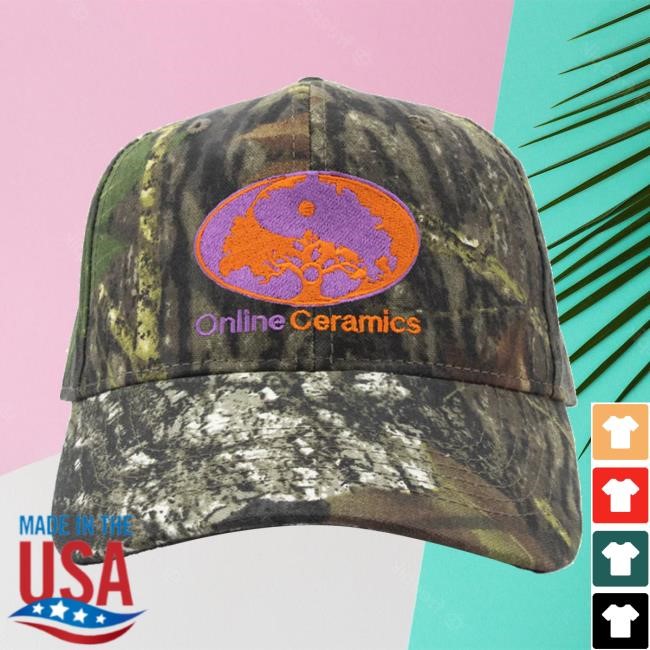 Online Ceramics Storetree Logo Camo Bucket Hat
