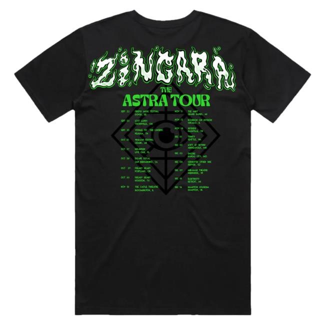 Zingara Music Merch The Astra Tour Tee