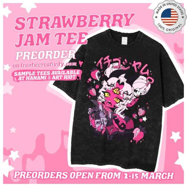 Official Strawberry Jam Hoodie Franticcreativity Shop