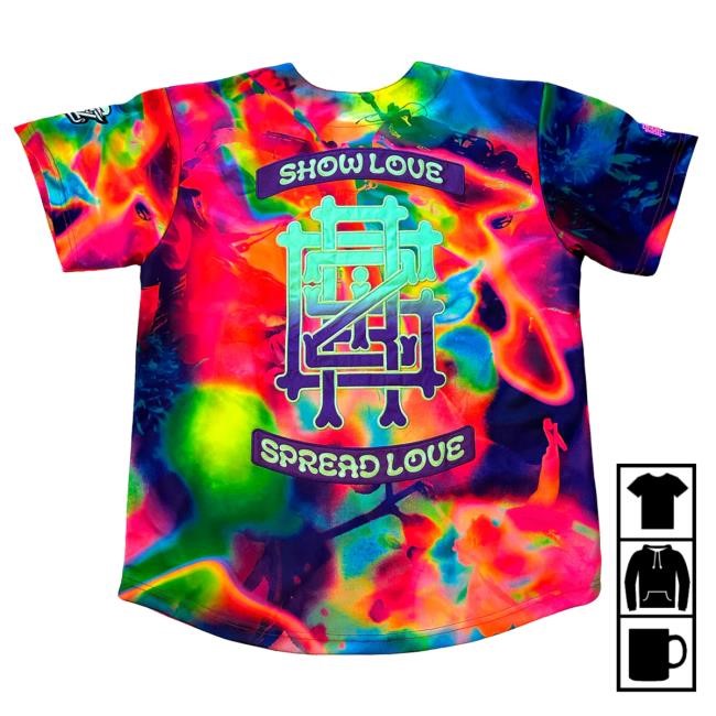 Mynameisgriz Merch Griz Infra Rad Button Up Baseball Jersey T-Shirt