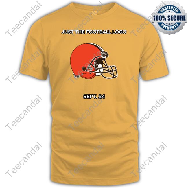 Cleveland Browns Just The Football Logo Sept 24 T-Shirt