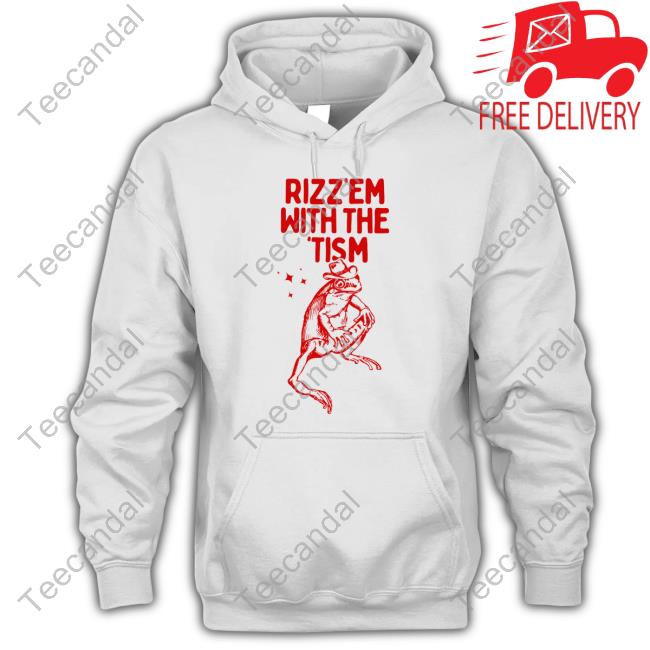 Official Gracewhiteguan Rizz 'Em With The Tism Frog Tee Shirt
