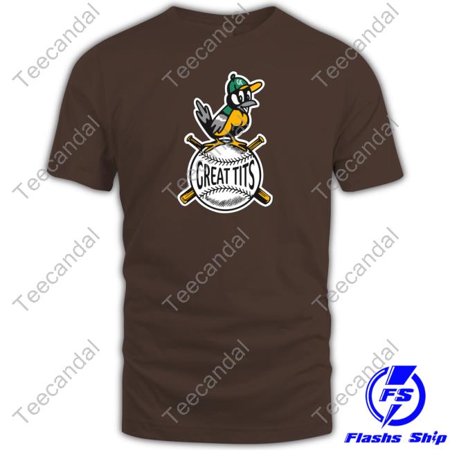 Great Tits Bird Baseball Tee Shirt