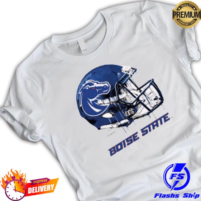 Boise State Broncos Dripping Helmet Hoodie