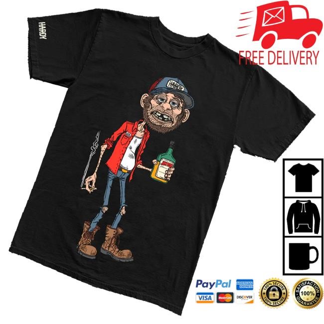 Official Hardy Merch Black Jim Bob Sweaters Hardy Merch Black Jim Bob T-Shirt