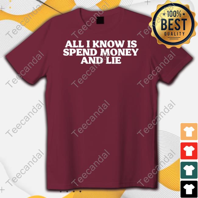 Cyberwifey All I Know Is Spend Money And Lie Tank Top