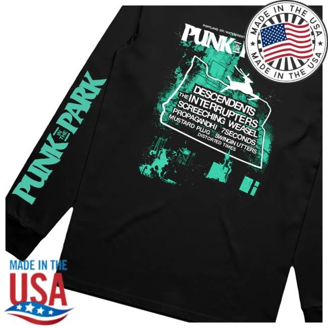 Punk In The Park Merch Shop Store Official Punk In The Park Portland Long Sleeve T Shirt
