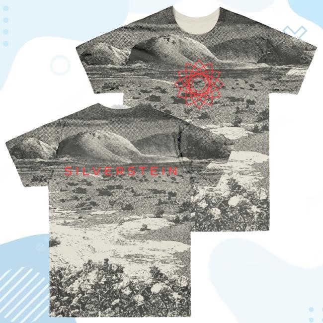 Original Silverstein Music Merch Antibloom Landscape Hoodie