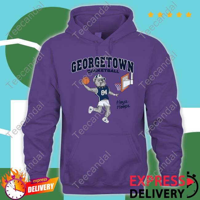 Dunking Bulldog Georgetown Basketball New Shirt