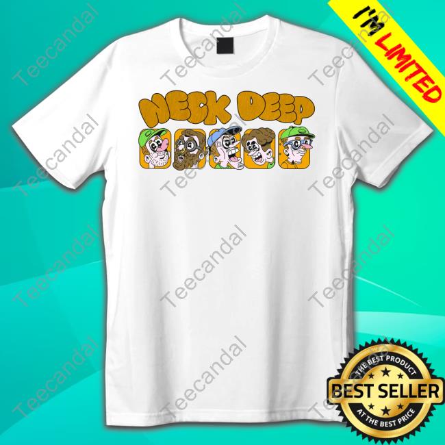 Neck Deep Cartoon Band T Shirt