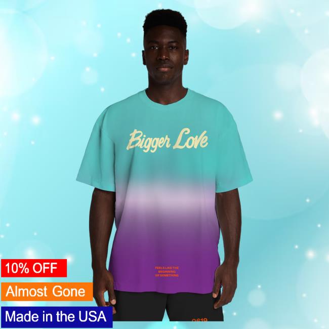 Official Common & John Legend Merch Store John Legend Bigger Love One-sided T-Shirts Gradient JohnLegend Shop
