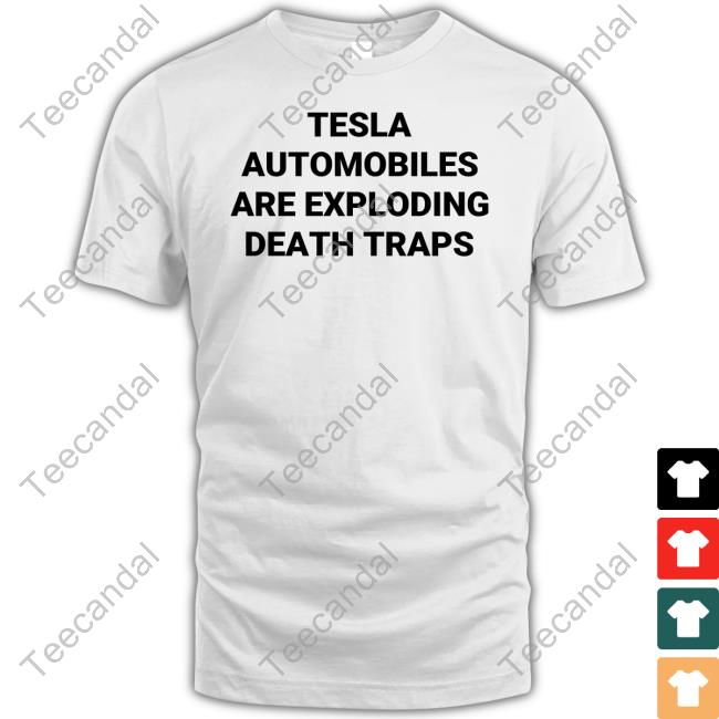 Tesla Automobiles Are Exploding Death Traps Hooded Sweatshirt Robrousseau