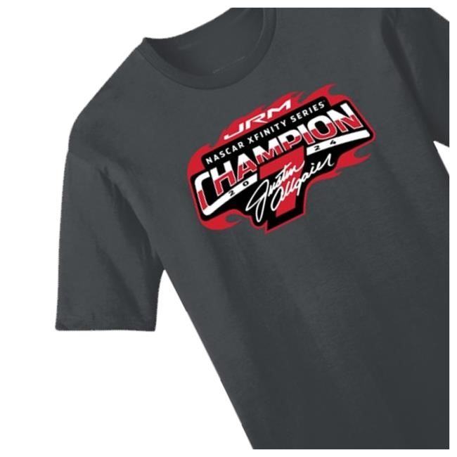 Jrnation Merch Shop Store Official Justin Allgaier #7 Champion Tee Shirt