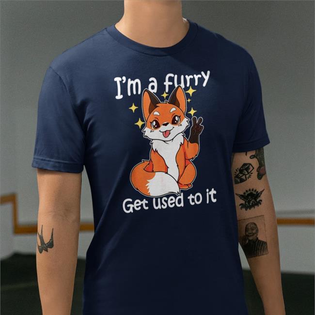 Weird Thrift Store Shirts I'm A Furry Get Used To It Tee Shirt Strangethrift