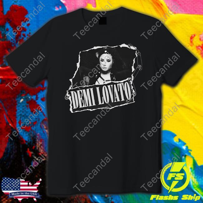 Demi Lovato Merch Demi Lovato Ripped Photo New Shirt