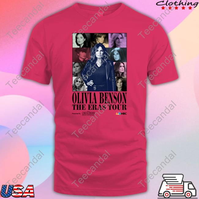 Olivia Benson The Eras Tour Shirt Law & Order Olivia Benson The Eras Tour Tee Shirt