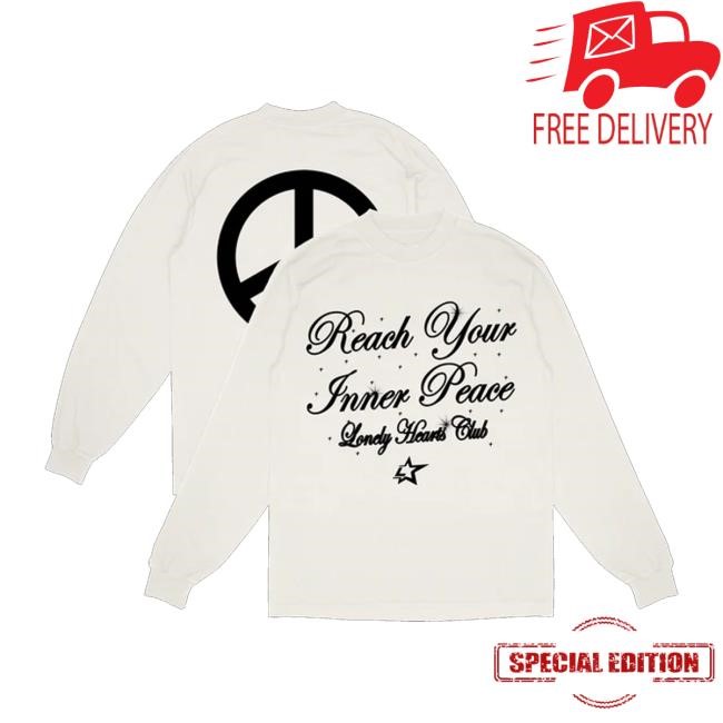 Lonely Hearts Club Merch Store Reach Your Inner Peace Premium Hoodie