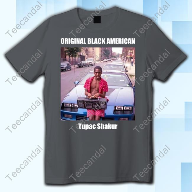 Original Black American Tupac Shakur Tee Shirt