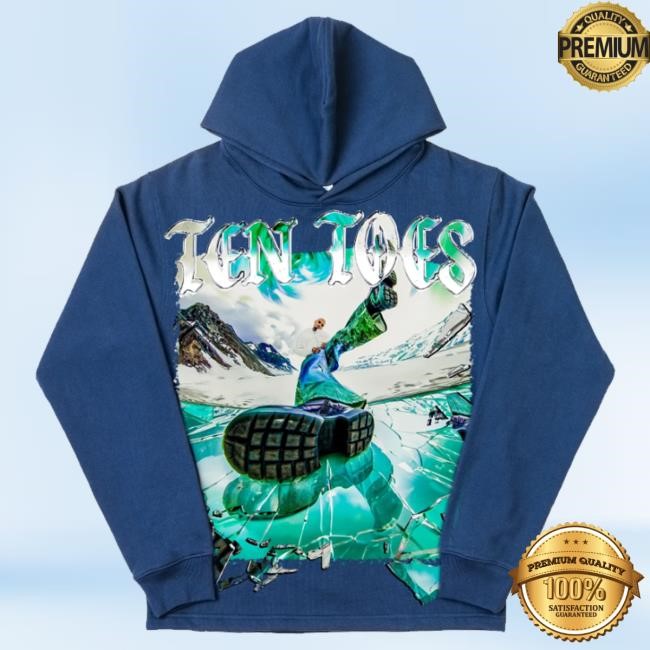 Shopchrisbrown Merch Ten Toes V2 Navy Crewneck Sweatshirt