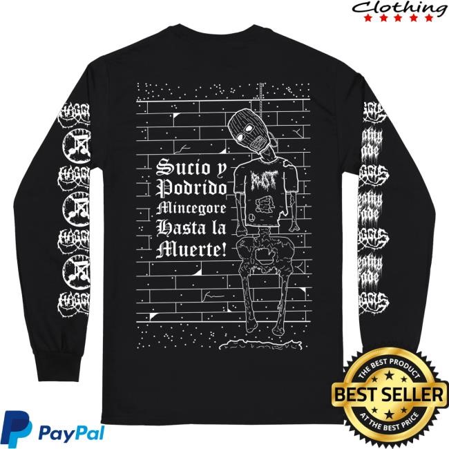 Reality Fade Merch Shop Store Official Haggus 'Mince Es Protesta' Hoodie Sweatshirt