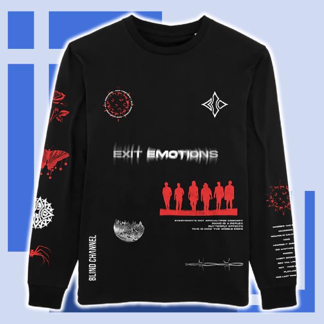 Official Exit Emotions Hoodie Sweatshirt Blind Channel Official Shop