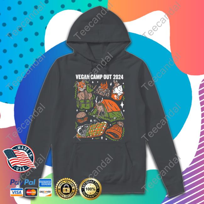 Official Vegan Camp Out 2024 New Shirt Official Vegan Camp Out 2024 Sweatshirt