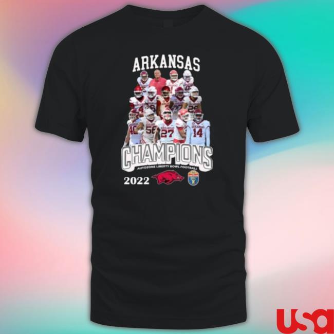 Arkansas Razorbacks Champions Autozone Liberty Bowl Football 2022 Sweater