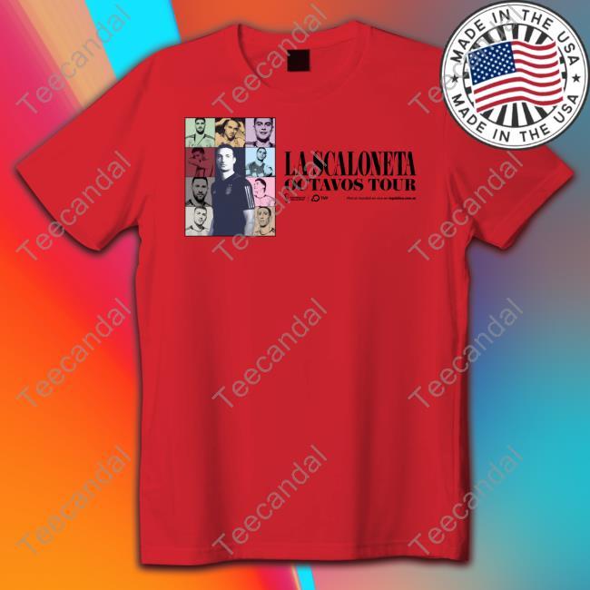 Televisión Pública La Scaloneta Octavos Tour T Shirt Fifa World Cup Qatar 2022