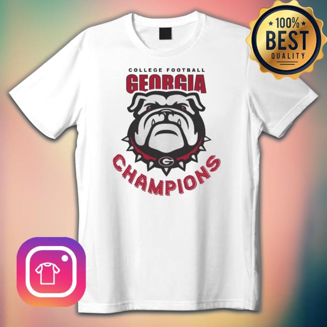 Georgia Bulldogs College Football Champions Sweatshirts Georgia Bulldogs College Football Champions Long Sleeve Shirt