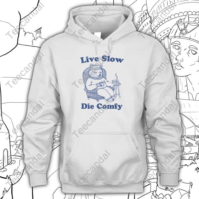 Official Slippywild Store Live Slow Die Comfy T-Shirt