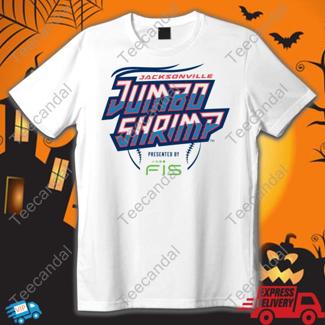 Jacksonville Jumbo Shrimp Presented By Fis Tee Shirt Milb Jacksonville Jumbo Shrimp Presented By Fis Tee Shirts Action News Jax