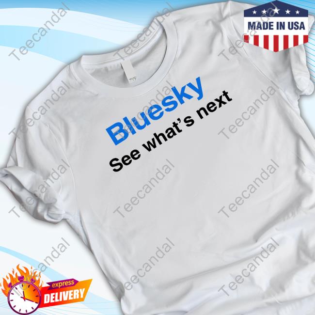 Official Bluesky See What's Next T Shirt Matt Binder