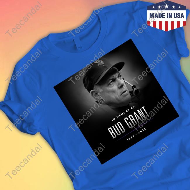 Minnesota Vikings In Memory Of Bud Grant Long Sleeve