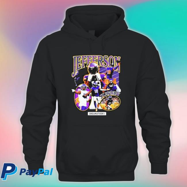 Official Justin Jefferson Dreams Dreamathon Long Sleeve Shirt